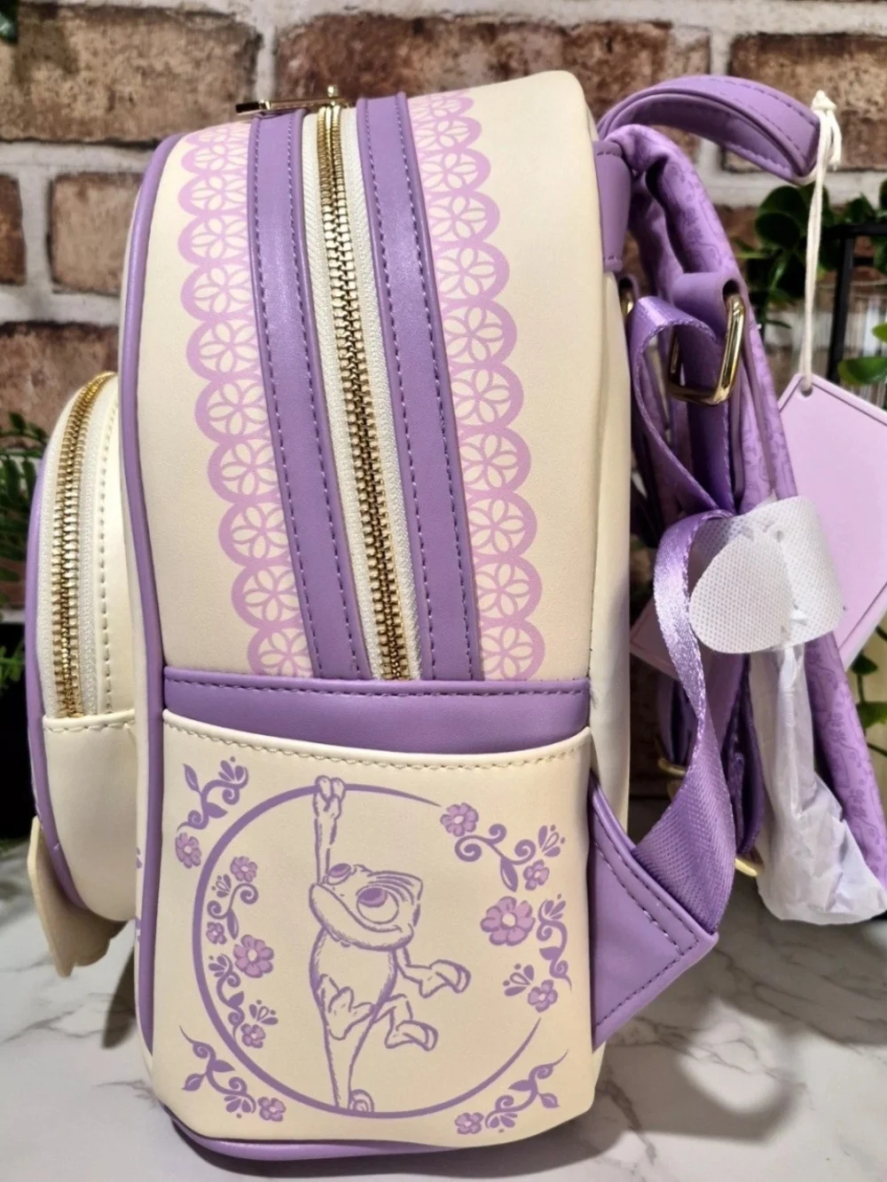 Loungefly Disney Tangled Rapunzel Sketched Mini Backpack  ☆NWT